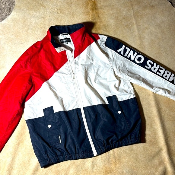 Members Only Other - Mens MEMBERS ONLY Red White & Blue Windbreaker Full Zip Jacket